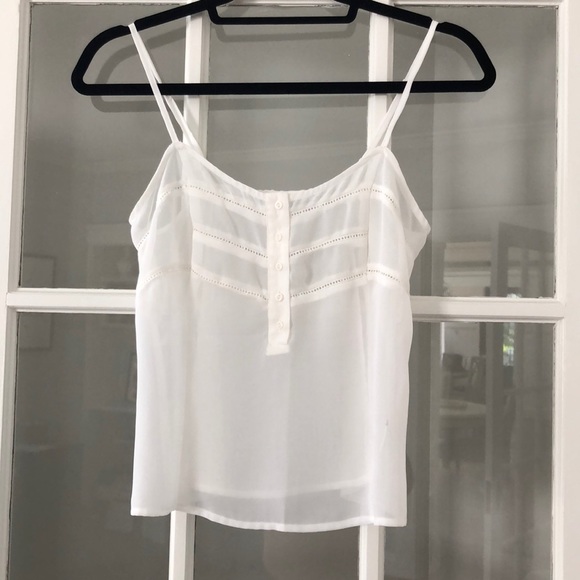 sheer white camisole